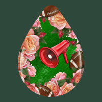 American Football And Western Roses Teardrop Zipper Hoodie | Teevron