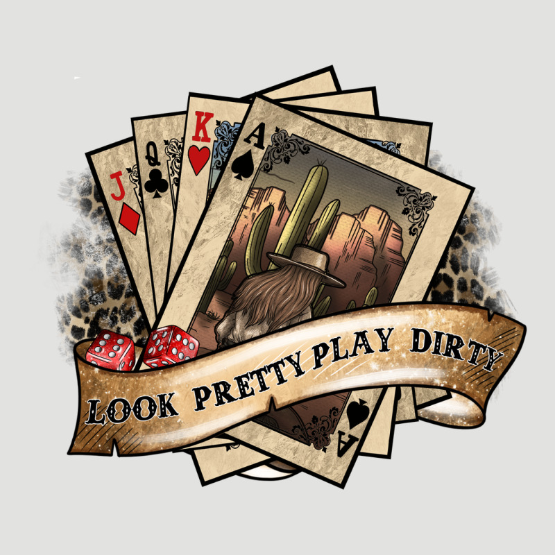 Look Pretty Play Dirty Classic Tee by SublimationCraftShop | Teevron