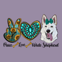 Peace Love White Sepherd Classic Tee | Teevron
