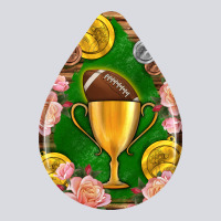 American Football And Western Roses Teardrop Zipper Hoodie | Teevron