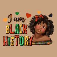 I Am Black History Afro Girl Vintage Tee | Teevron