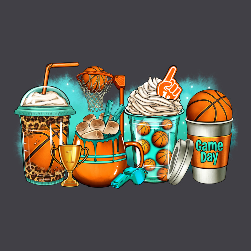 Basketball Coffee Cups Heavyweight Hoodie by Jasminsmagicworld | Teevron