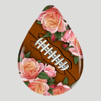 American Football And Western Roses Teardrop Zipper Hoodie | Teevron