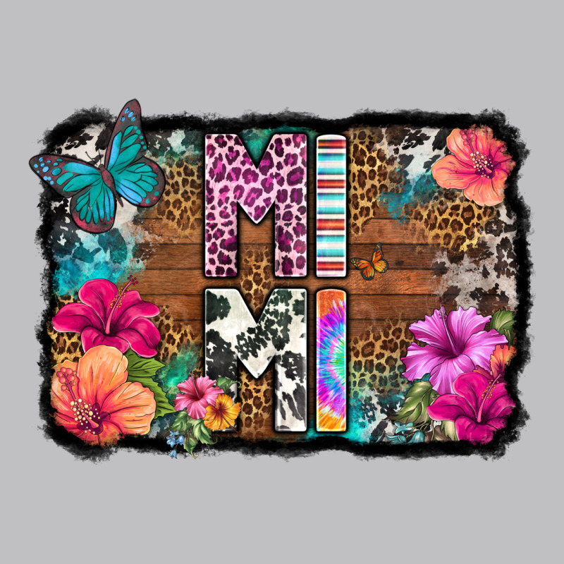 Mimi Floral Background Long Sleeve Tee by HRA Design Shop | Teevron