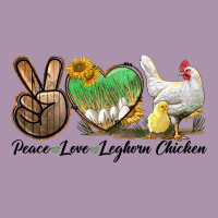 Peace Love Leghorn Chicken Heavyweight Hoodie | Teevron