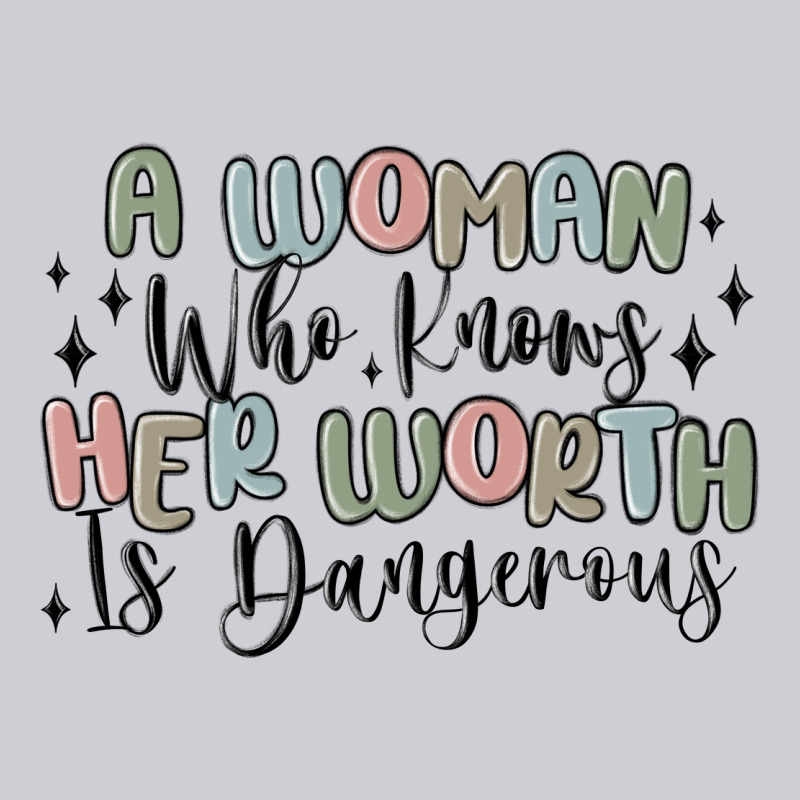 A Woman Who Knows Her Worth Is Dangerous Heavyweight Sweatshirt by MaliasSmallBusiness | Teevron