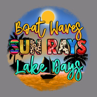 Boat Waves Sun Rays Lake Days Heavyweight Hoodie | Teevron