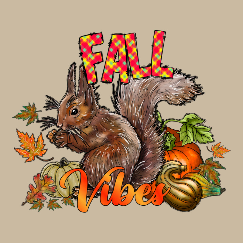 Fall Vibes Squirrel Long Sleeve Tee by CowhideDigitalArt | Teevron