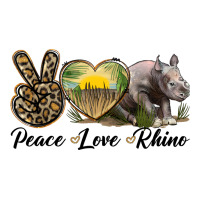 peace love rhino | Teevron