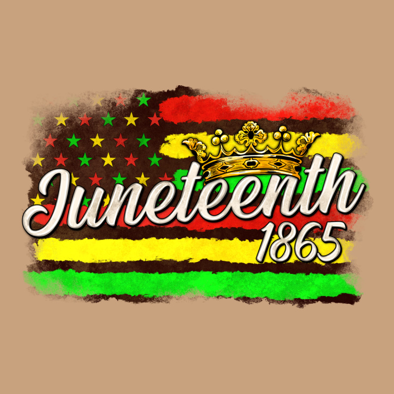 Juneteenth 1865 With Crown Flag Vintage Tee by texasbilliewilder | Teevron