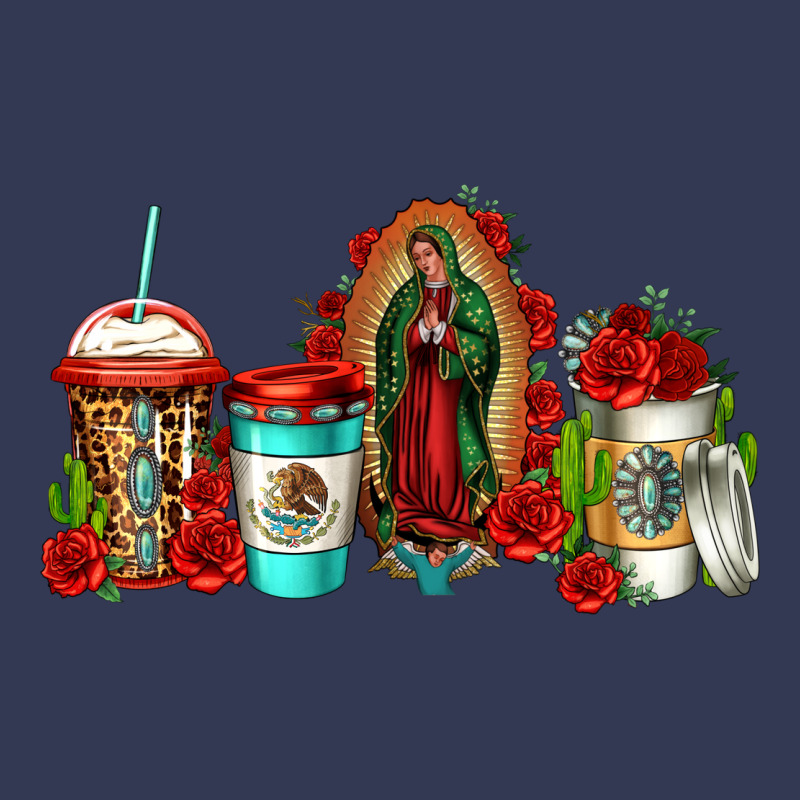 Lady Of Guadalupe Coffee Heavyweight Hoodie by Jasminsmagicworld | Teevron