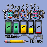 Battery Life Of A Teacher Monday Friday Classic Tee | Teevron