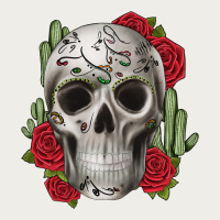 Skull Cactus Zipper Hoodie | Teevron