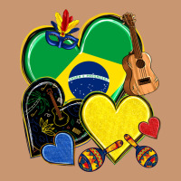 Brazil Hearts Heavyweight Hoodie | Teevron