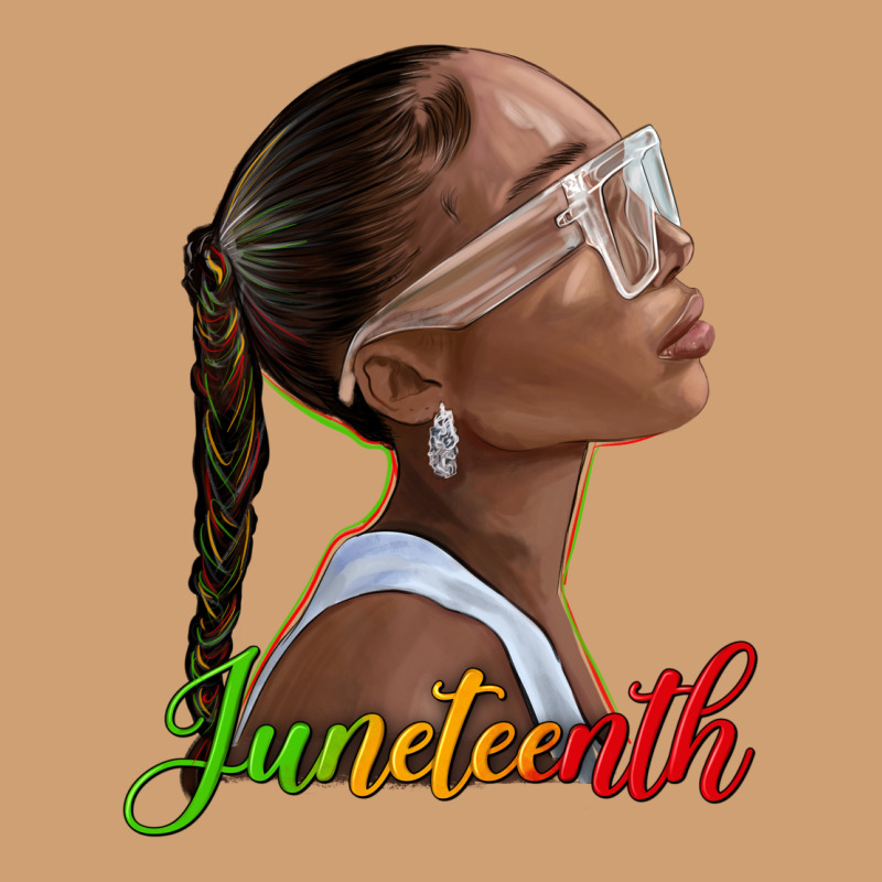 Juneteenth Black Woman Vintage Tee by texasbilliewilder | Teevron