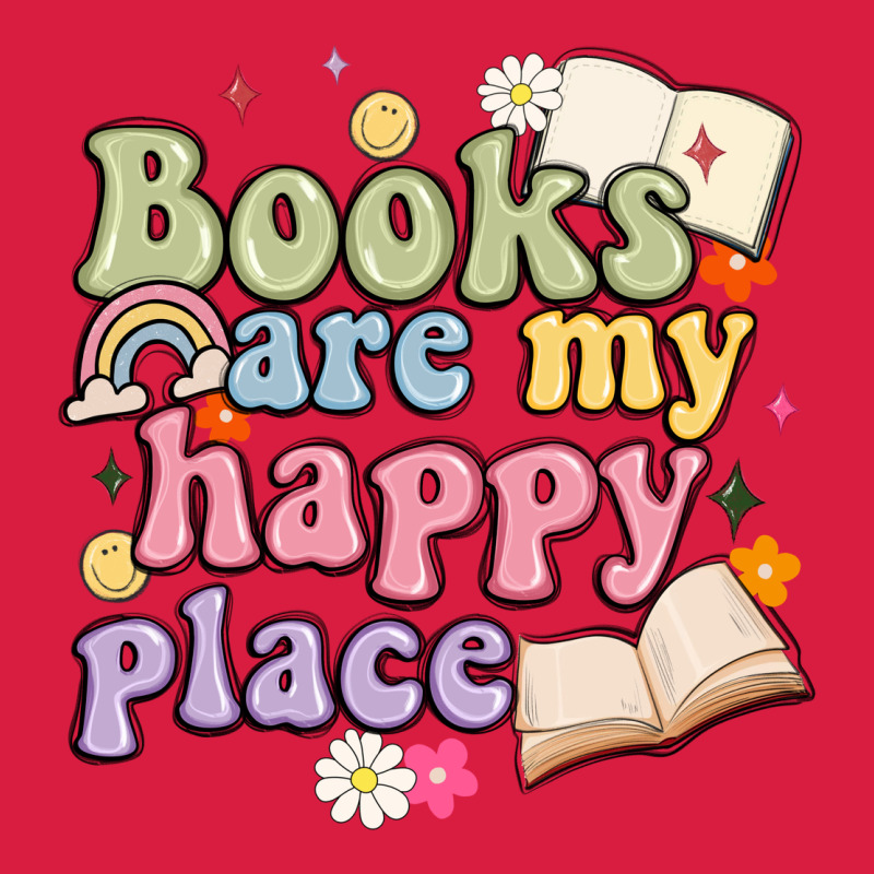 Books Are My Happy Place Premium Hoodie by MaliasSmallBusiness | Teevron