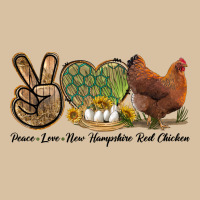 Peace Love New Hampshire Red Chicken Heavyweight Hoodie | Teevron