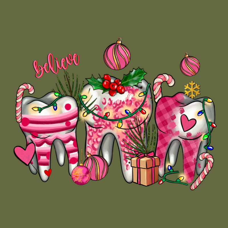 Pink Christmas Teeth Long Sleeve Tee by AdoDesignShop | Teevron