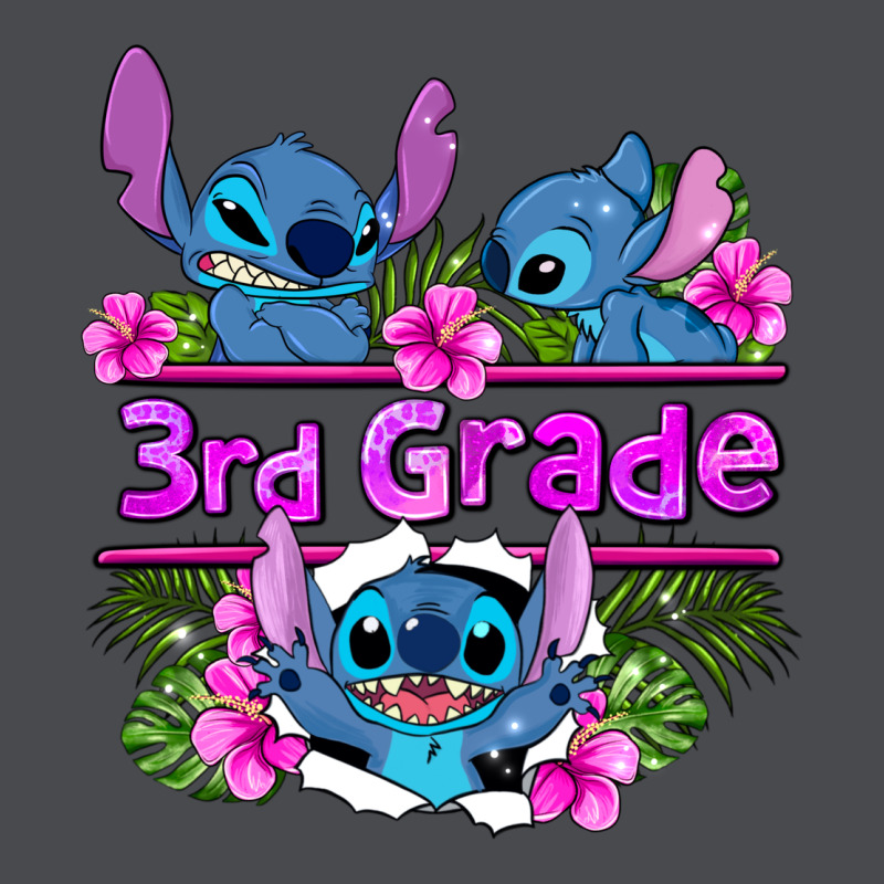 Preview Flower Stitch 3rd Grade Zipper Hoodie by AdoDesignShop | Teevron