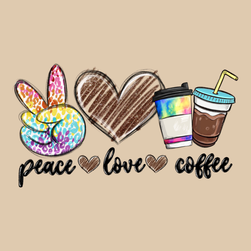 Peace Love Coffee Heavyweight Sweatshirt by MaliasSmallBusiness | Teevron