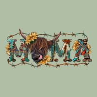 Western Mama With Highland Cow Urban Heavy Tee | Teevron