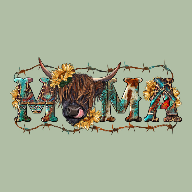 Western Mama With Highland Cow Urban Heavy Tee by RanaPortraitStore | Teevron