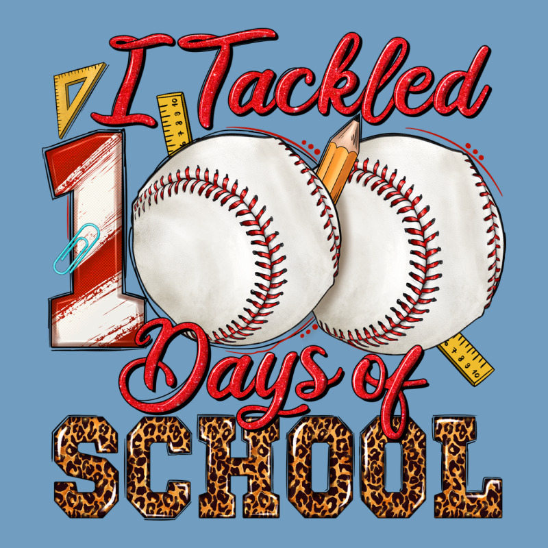 I Tackled 100days Of School Baseball Urban Heavy Tee by texasbilliewilder | Teevron