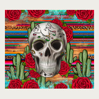 Skull Cactus Zipper Hoodie | Teevron