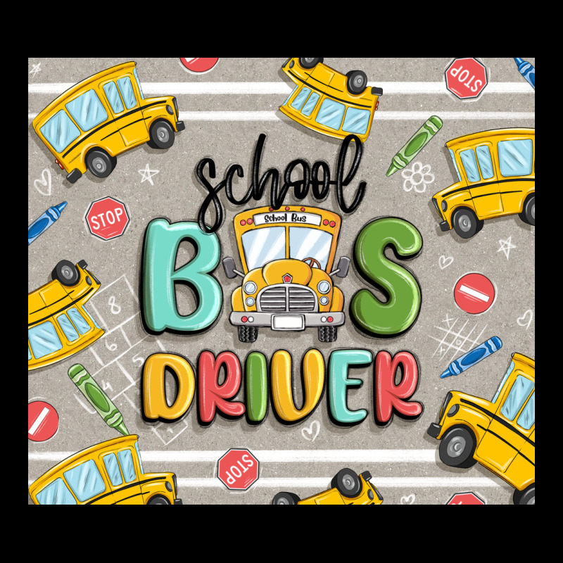 School Bus Driver Heavyweight Sweatshirt by MaliasSmallBusiness | Teevron