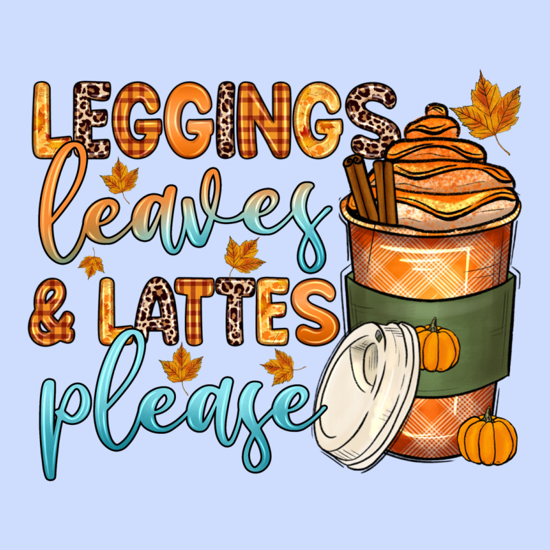 Leggins Leaves And Lattes Urban Heavy Tee by Zillion Design Studio | Teevron