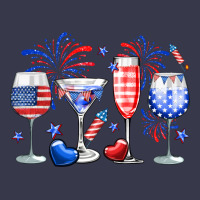 4th Of July Wine Glasses Long Sleeve Tee | Teevron