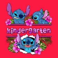 Preview Flower Stitch Kindergarten Zipper Hoodie | Teevron
