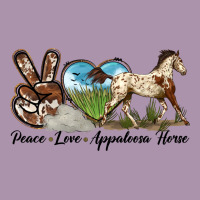 Peace Love Appaloosa Horse Heavyweight Hoodie | Teevron