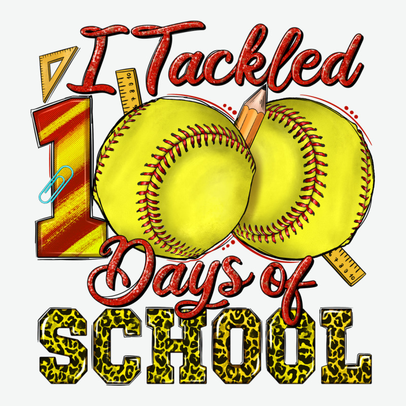 I Tackled 100days Of School Softball Urban Heavy Tee by texasbilliewilder | Teevron