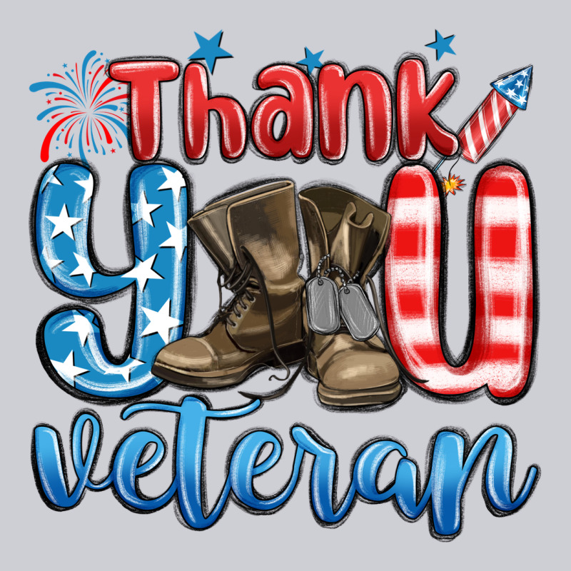 Thank You Veteran Heavyweight Sweatshirt by MaliasSmallBusiness | Teevron