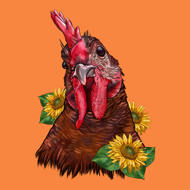 Rooster Sunflower Premium Sweatshirt by BarkalooDesign | Teevron