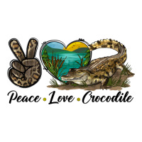 Peace Love Crocodile | Teevron