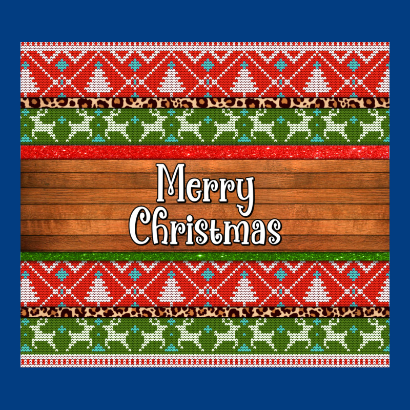 Merry Christmas Knitted Reindeer Pattern Premium Sweatshirt by Jasminsmagicworld | Teevron