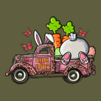 Happy Easter Pink Truck With Bunny Vintage Tee | Teevron
