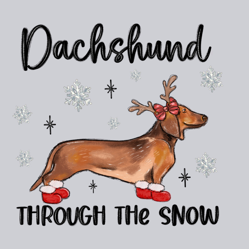 Dachshund Through The Snow Heavyweight Sweatshirt by MaliasSmallBusiness | Teevron