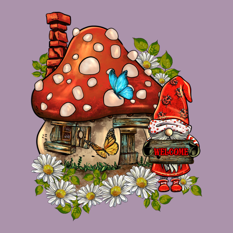Welcome Gnome Ladybug Heavyweight Hoodie by BarkalooDesign | Teevron