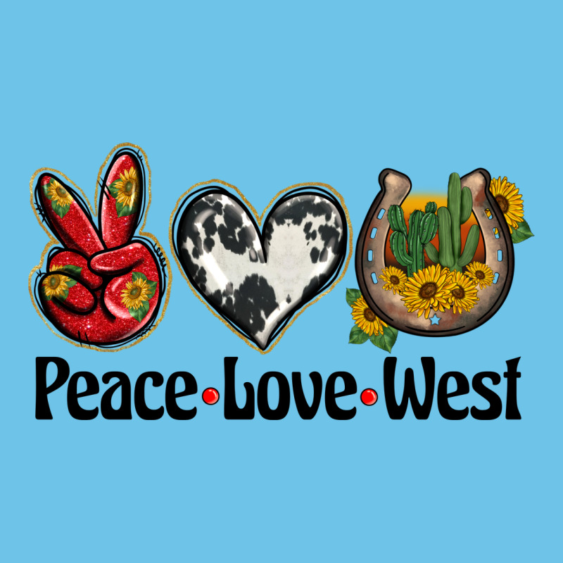 Peace Love West Premium Sweatshirt by BarkalooDesign | Teevron