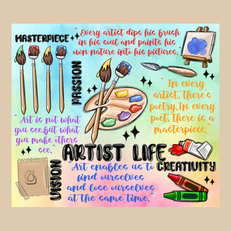 Artist Life Heavyweight Sweatshirt by MaliasSmallBusiness | Teevron