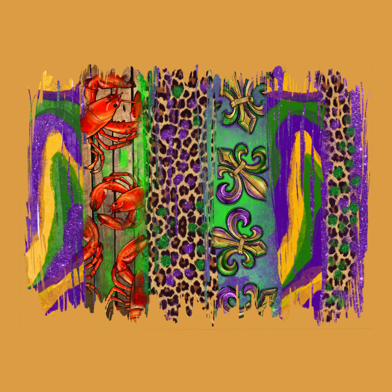 Mardi Gras Brushstroke Urban Heavy Tee by RanaPortraitStore | Teevron