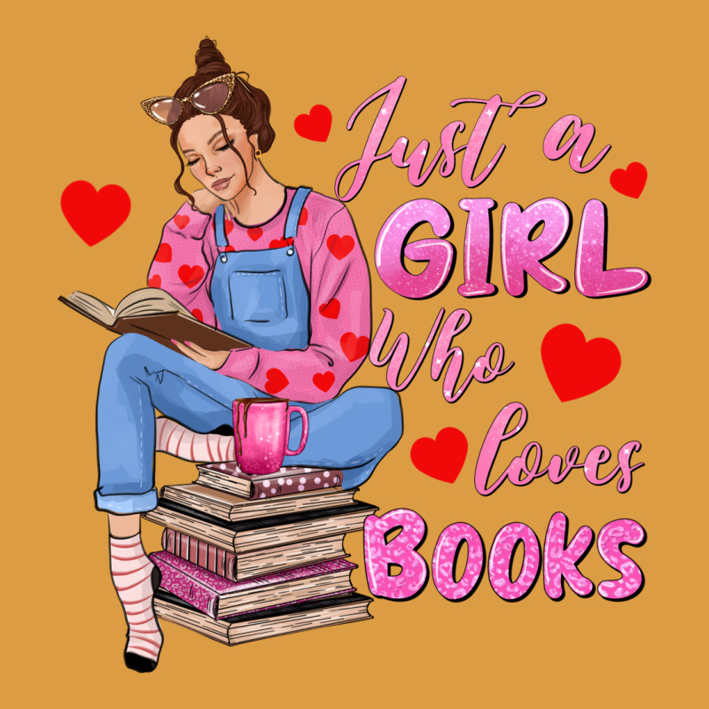 Just A Girl Who Loves Books Urban Heavy Tee by texasbilliewilder | Teevron