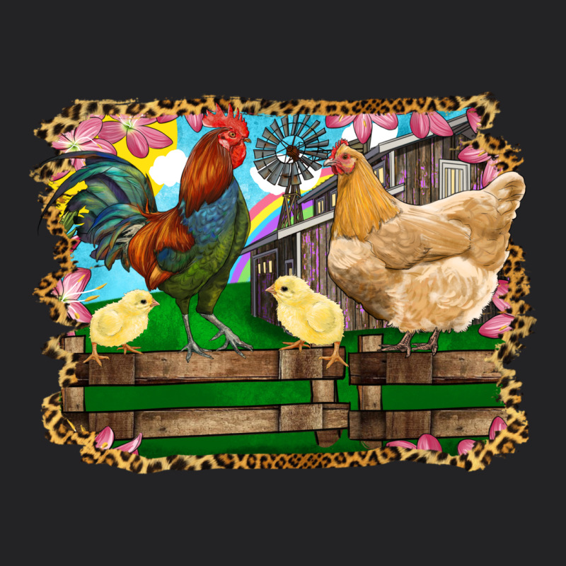 Happy Easter Rooster Chicken And Chick Vintage Tee by RanaPortraitStore | Teevron