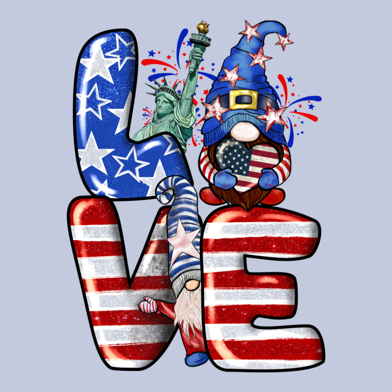 Love 4th Of July With Gnomes 4th Of July Long Sleeve Tee by CowGirlArtShop | Teevron