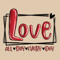Love All Day Every Day Hearts Heavyweight Sweatshirt | Teevron