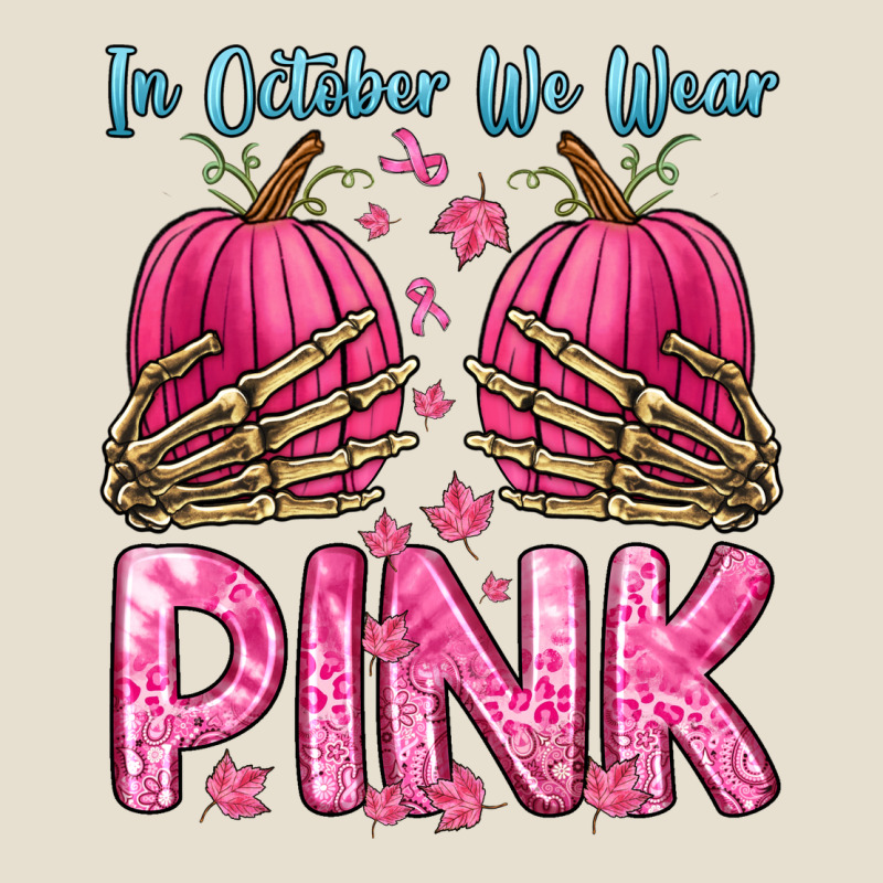 In October We Wear Pink Urban Heavy Tee by Zillion Design Studio | Teevron