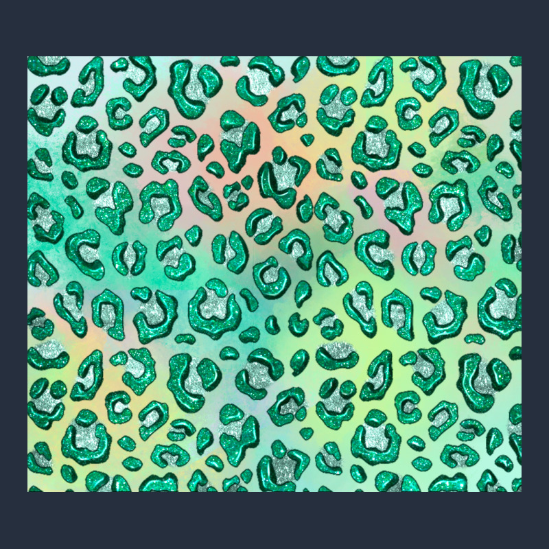 Green Leopard Glitter Zipper Hoodie by JahusDesignShop | Teevron